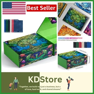 Leather Card Storage Case for MTG & More - Image 1 of 4