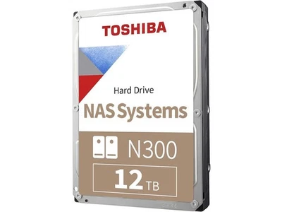 Toshiba N300 12TB NAS 3.5-Inch Internal Hard Drive - CMR SATA 6 Gb/s 7200 RPM - Image 1 of 4