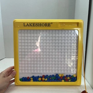 Lakeshore Marbletick Magnetic Wand Button Picture Maker Board - Picture 1 of 3