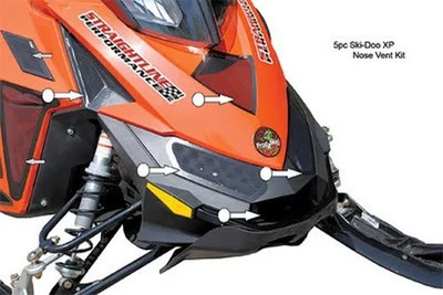 Straightline Performance Frogzskin Nose Vent Kit Snowmobile F0105 241-2950 - Image 1 of 4