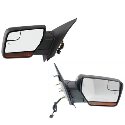 Juego de 2 pares de espejos retrovisores laterales del conductor y del pasajero con calefacción izquierda derecha para expedición Foto 1 de 4