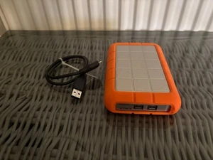 LaCie Rugged 500GB FireWire 800 / USB 3.0 Portable External Hard Drive - Picture 1 of 4