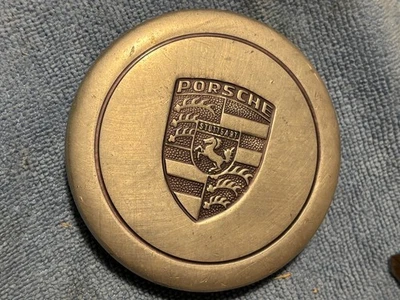 Porsche 911 912 930 944 Fuchs Wheel Center Cap OEM 1970-1989 Silver - Image 1 of 4