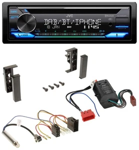 JVC Bluetooth MP3 USB DAB CD Autoradio für Audi A2 A3 8L A6 C5 A4 B5 Bose Aktivs - Bild 1 von 9