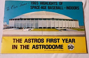 ORIGINAL 1965 MLB ASTROS FIRST YR ASTRODOME MICKY MANTLE WILLIE MAYS JOE MORGAN - Picture 1 of 15