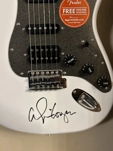 BrandNew White Fender Squier Strat Electric Guitar With Alice Coopers Signature - Picture 1 of 3