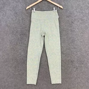 Cotton On Womens Leggings Size M Medium Green Floral High Waist 7/8 Length 42310 - Picture 1 of 11