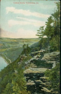 Table Rock Towanda Pennsylvania PA Postcard 1907 DB - Picture 1 of 2