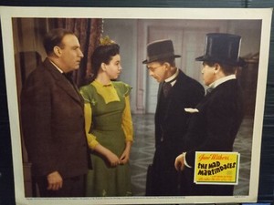 Lobby Card 1942 MAD MARTINDALES Jane Withers Alan Mowbray top hat bill collector