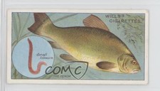 1910 Wills Cigarettes Fish & Bait Tobacco The Tench #19 0pl9