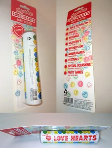 LOVE HEARTS PARTY SCATTER Tube Swizzels CELEBRATE TABLE DECORATION CONFETTI Suck - Picture 1 of 6