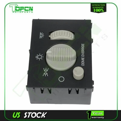 Power Headlight Switch Fits GMC Sierra 1500 2500 3500 1999 2000 2001 2002 Front - Image 1 of 4