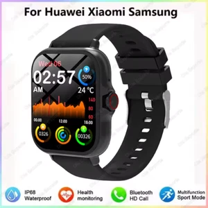 Smartwatch Anrufe Fitness Schlafmonitor Wasserdicht für iPhone Android - Bild 1 von 14