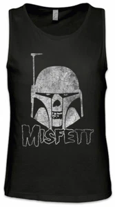 Misfett Men Tank Top The Boba Star Fett Misfits Fun Head Curtis Simon Donovan - Picture 1 of 1