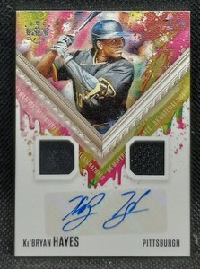2021 Diamond Kings Ke'Bryan Hayes Auto Material Signatures PIT Pirates DKMS-KH