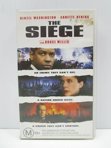 The Siege, Bruce Willis, Denzel Washington, VHS Tape, Vintage Video, Movie M15+ - Picture 1 of 4