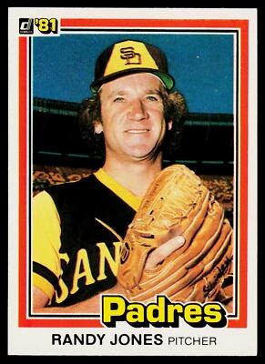 Randy Jones 1981 Donruss #122 San Diego Padres - Image 1 of 2