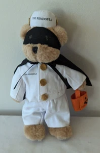 The Peninsula Teddy Bear Jointed Plush Halloween Stuffed Animal Bell Boy Porter - Picture 1 of 9
