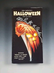 Nick Castle Signed Halloween VHS Slip Cover Michael Myers AUTO Beckett - Picture 1 of 9