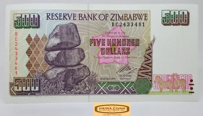 2004 Zimbabwe 500 Dollars - #P28473NQ - Image 1 of 2