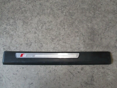 Listón de entrada trasero derecho Audi A6 4F S-Line moldura aluminio 4F0853376C Foto 1 de 4