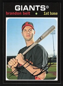 Tarjeta de béisbol Brandon Belt ⚾ 2012 Topps Archives #99 Gigantes de San Francisco - Imagen 1 de 2