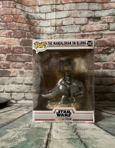 Funko Pop! Deluxe: Star Wars - The Mandalorian en Blurrg #358 envío rápido - Imagen 1 de 11
