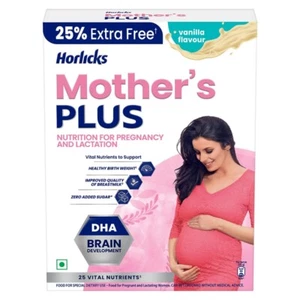 Horlicks Mother Plus Vanilla Health Drink - Pregnancy & Lactation &Protein 400gm - Picture 1 of 8