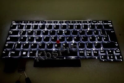 KBSPRO Backlight Tastatur Deutsch für Lenovo ThinkPad X13 Yoga Gen 1 Keyboard Not frame