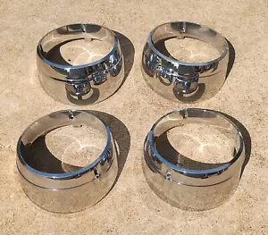 1964 CHRYSLER IMPERIAL HEADLIGHT BEZEL ASSEMBLY VGC ( set of 4 ) - Picture 1 of 13