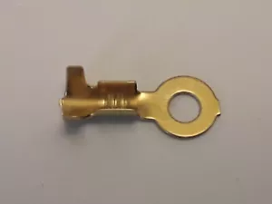 NON INSULATED 3mm (3.2mm) BRASS RING EARTH TERMINAL CONNECTOR x 10 - Picture 1 of 1