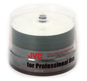 JVC TAIYO YUDEN Japan Made DVD-R Professional Grade 8X White Inkjet Wide 50 pcs - Picture 1 of 2