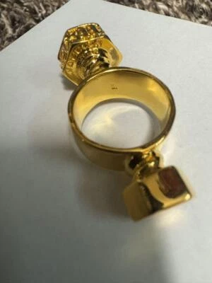 AMBUSH Screw It Ring Gold L Size Fashion Accessory Used - Image 1 of 2