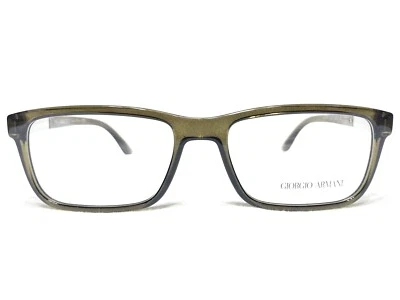 NEW Giorgio Armani AR7070 5030 Mens Green Rectangle Eyeglasses Frames 54/17~140 - Image 1 of 4