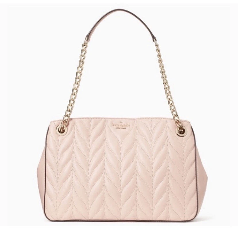 Kate Spade Briar Lane Meena Quilted Black Leather Crossbody Bag WKRU5761