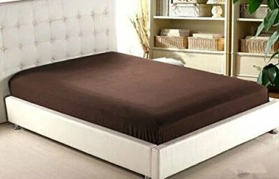 15" Deep Wall Comfort 1PC Fitted Sheet 1000TC Egyptian Cotton Solid Color USKing - Imagem 1 de 3