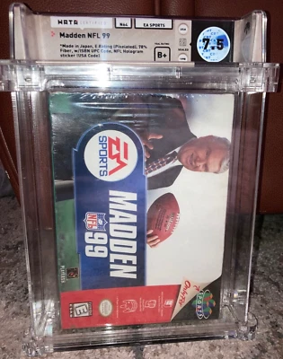 Madden 99 NFL Football Nintendo N64 Factory Sealed Video Game Wata Graded 7.5 B+ - Image 1 of 4