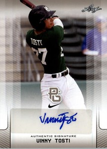 Vinny Tosti 2017 Leaf Perfect Game Autograph NIKE All-American Auto Rookie