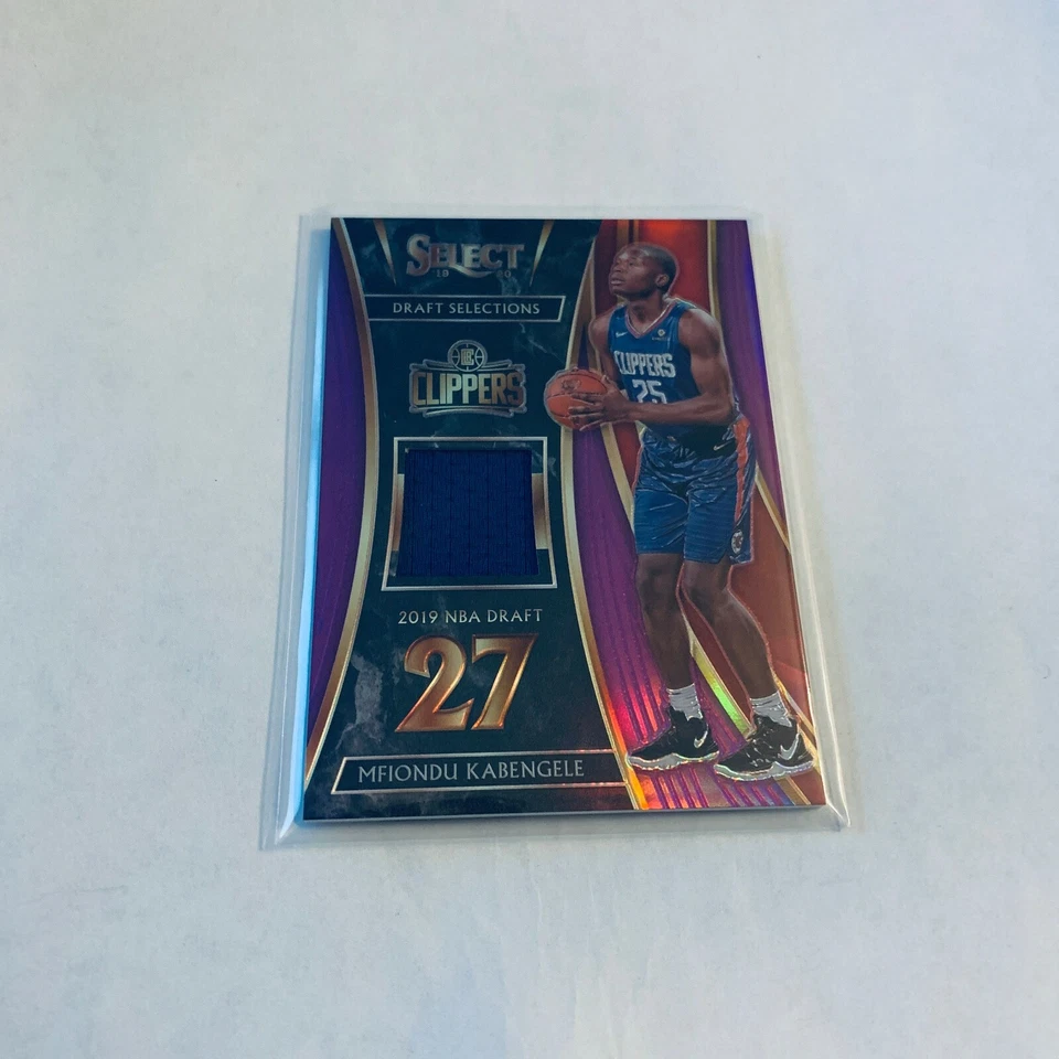 F88044 2019-20 Select Draft Memorabilia Prizms Purple Mfiondu Kabengele - Image 1 of 1