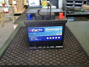 BATTERIA PER AUTO ENERGY QPARTS 55AH AMPER 12V 450 SPUNTO POSITIVO A DX - Picture 1 of 1