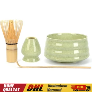 Matcha-Set Teezeremonie Teeset Kit- Teeschale mit Matchabesen, Halter und Löffel - Bild 1 von 12
