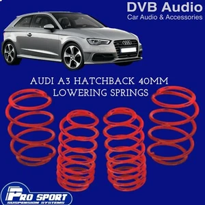 ProSport 40 mm Tieferlegungsfedern für Audi A3 Schrägheck UK-Verkäufer 122220 - Bild 1 von 1