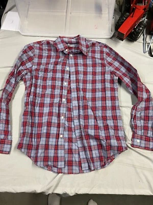 JCP Men's Button Down Shirt Size Large Blue Striped Long Sleeve - Image 1 of 2