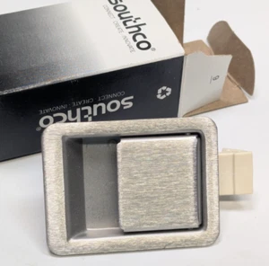 NEW Southco 64 907 10 Push to Close Latch - Stainless - Brushed Finished - Picture 1 of 5