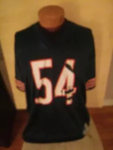 Brian Urlacher #54 Chicago Bears NFL Adidas XL Blue Football Jersey - Picture 1 of 9