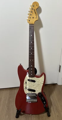 Fender / Made in Japan Traditional 60s Mustang Red 2006 With Case FREE SHIPPING - Image 1 of 4