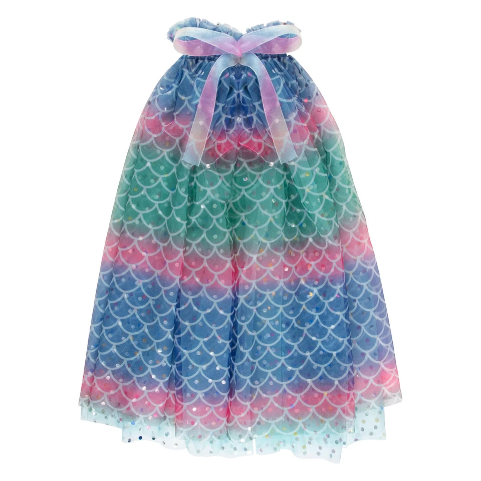Stephen Joseph Princess Mermaid Cape Colorful Dress Up Cloak for Girls - Image 1 of 1