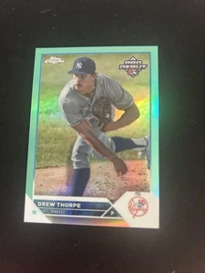 Debut Topps Pro 2023 - Drew Thorpe #PD-104 Aqua Foil/75 (RC) - Imagen 1 de 2