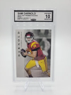 Leaf Premier Rookie 2018 - Sam Darnold #PR24 - CCG 10 gemas como nuevo 💎  Foto 1 de 2