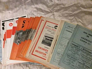 SWANSEA CITY TOWN PROGRAMMES 1954 - 69 - CHOOSE FROM LIST - Picture 1 of 1